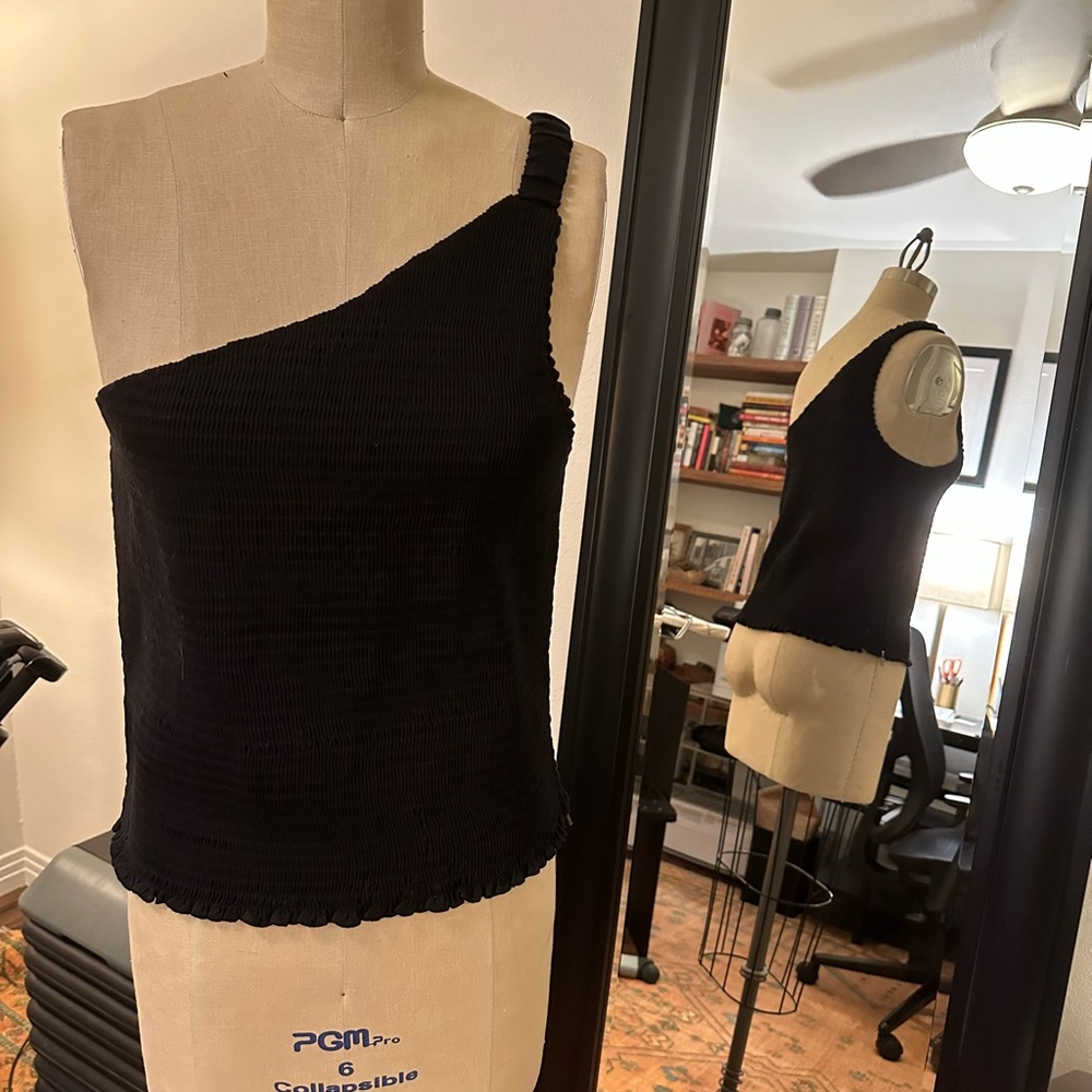 Reformation one shoulder top